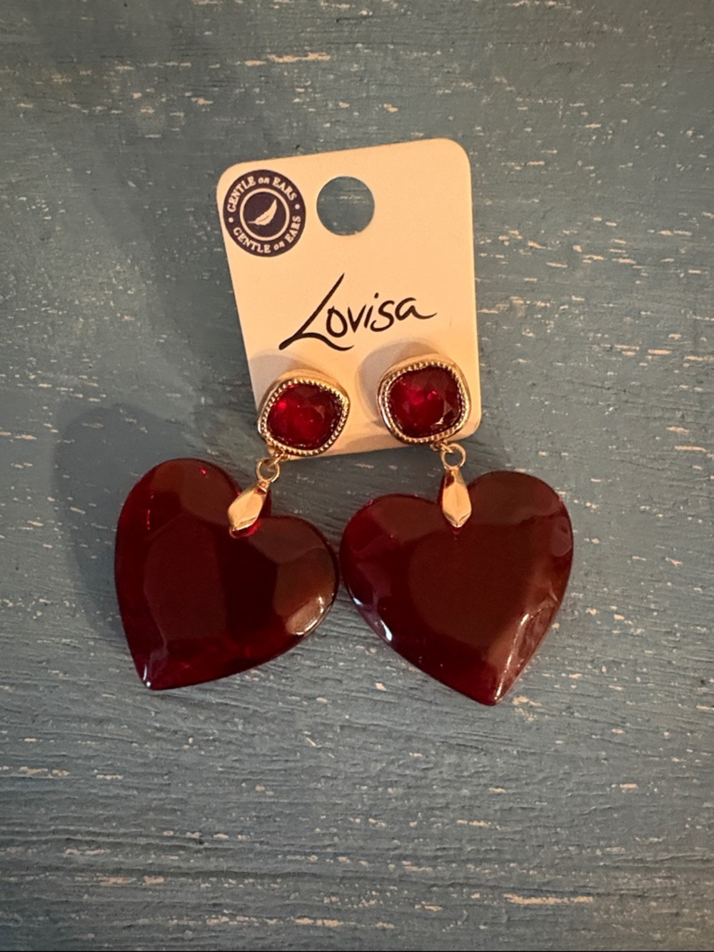 New with tags Lovisa BOLD heart earrings from Francesca’s collection.